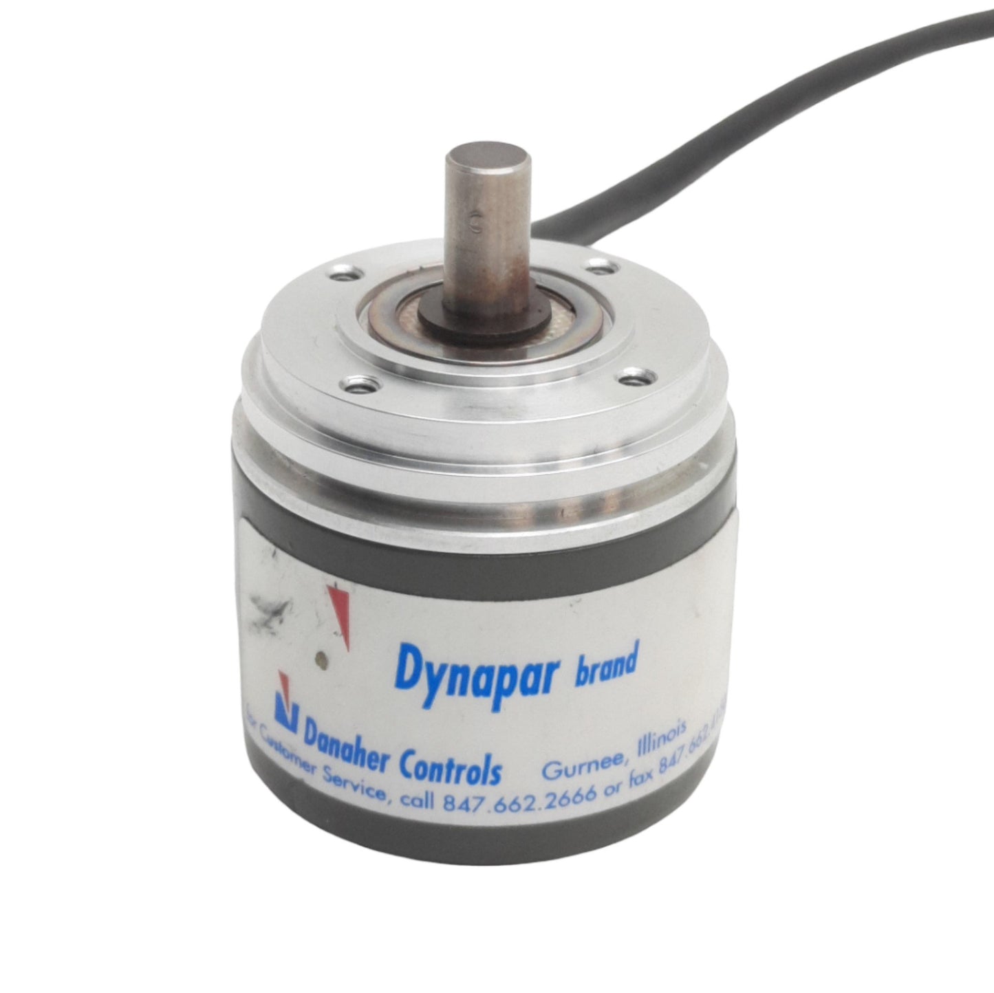 Used Dynapar E151000A865 Incremental Encoder, 1000Pulse/Rev, TTL 5VDC, ø1/4in Shaft