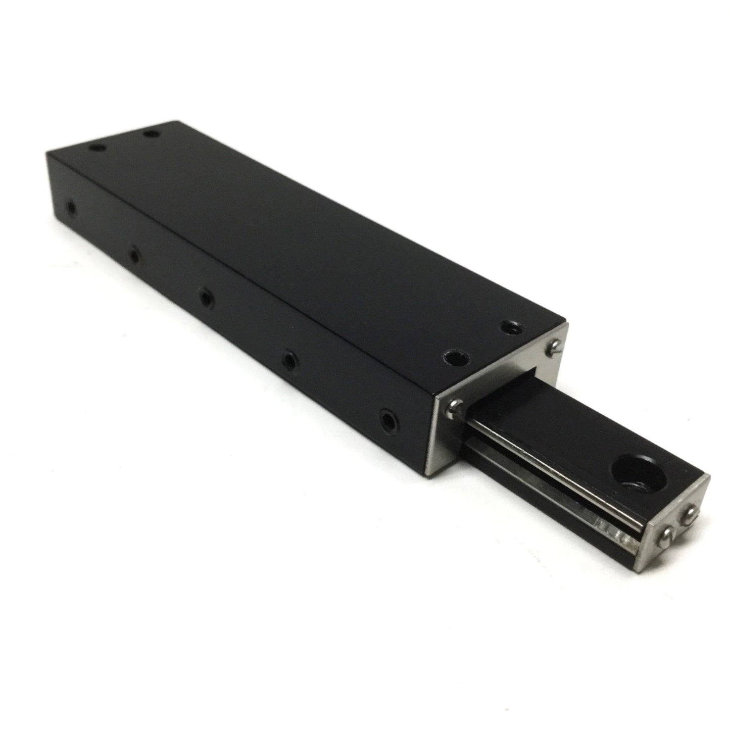 Used Del-Tron RN-3 Crossed Roller Linear Slide, 2" Travel Stroke, 220lb Rating