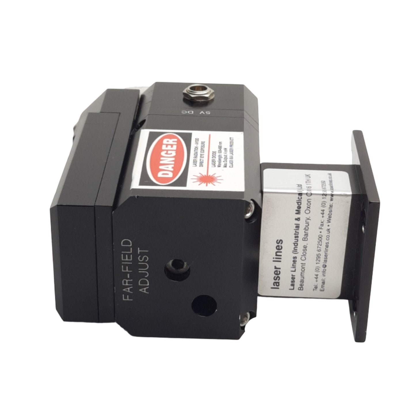 Used Laser Lines Indus. & Med. Laser Module, 5VDC 630-380nm, 4mW, Class IIIA