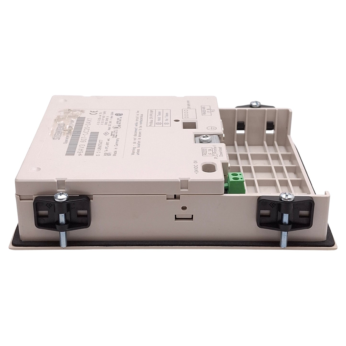 Used Siemens 6AV3 607-1JC20-0AX1 Simatic OP7 Operator Panel 4-Line 20-Character 24VDC