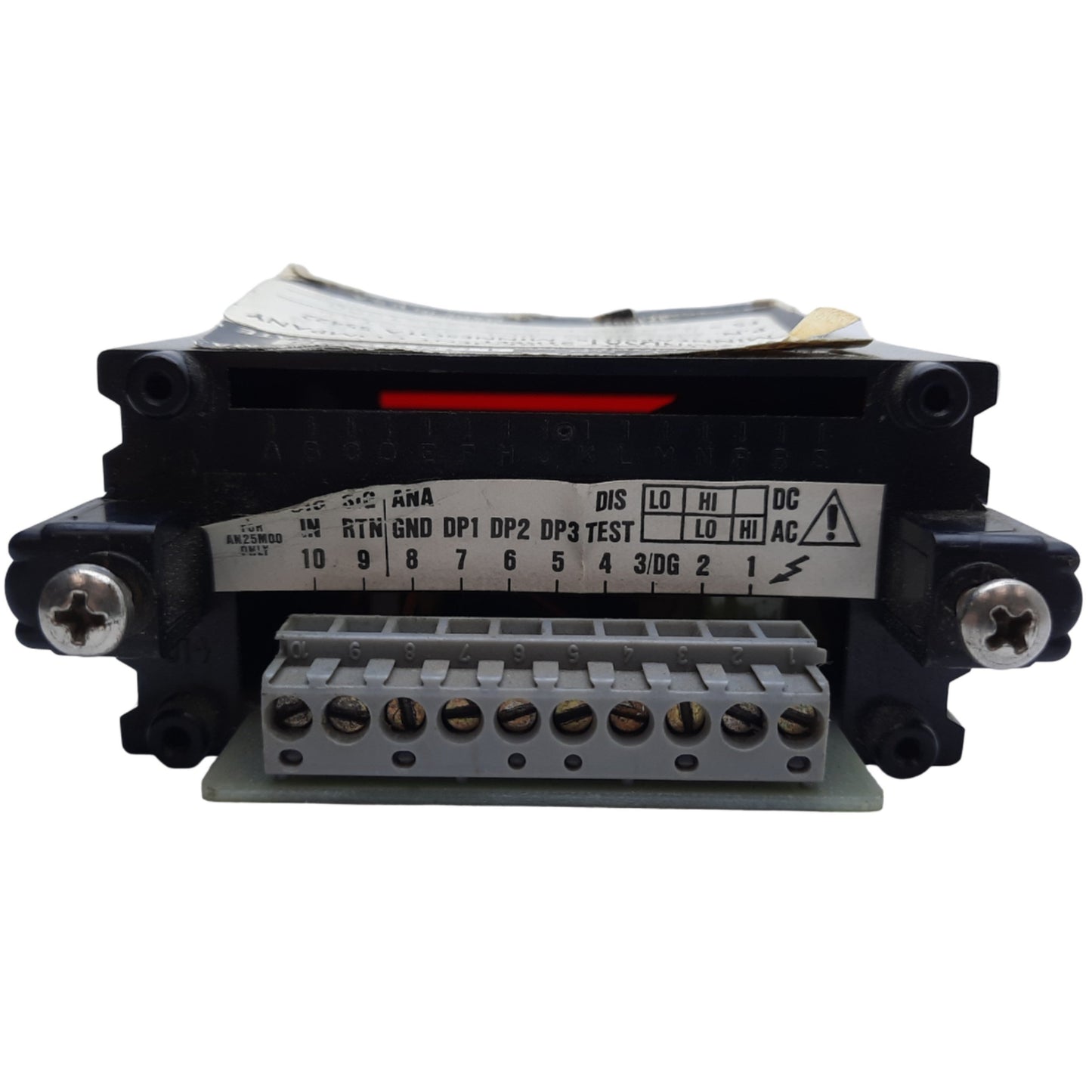 Used Analogic AN25M00-TP1 Measurometer II, FS 4-20maA, 0-2.50 x 1000 CFM, 117V AC