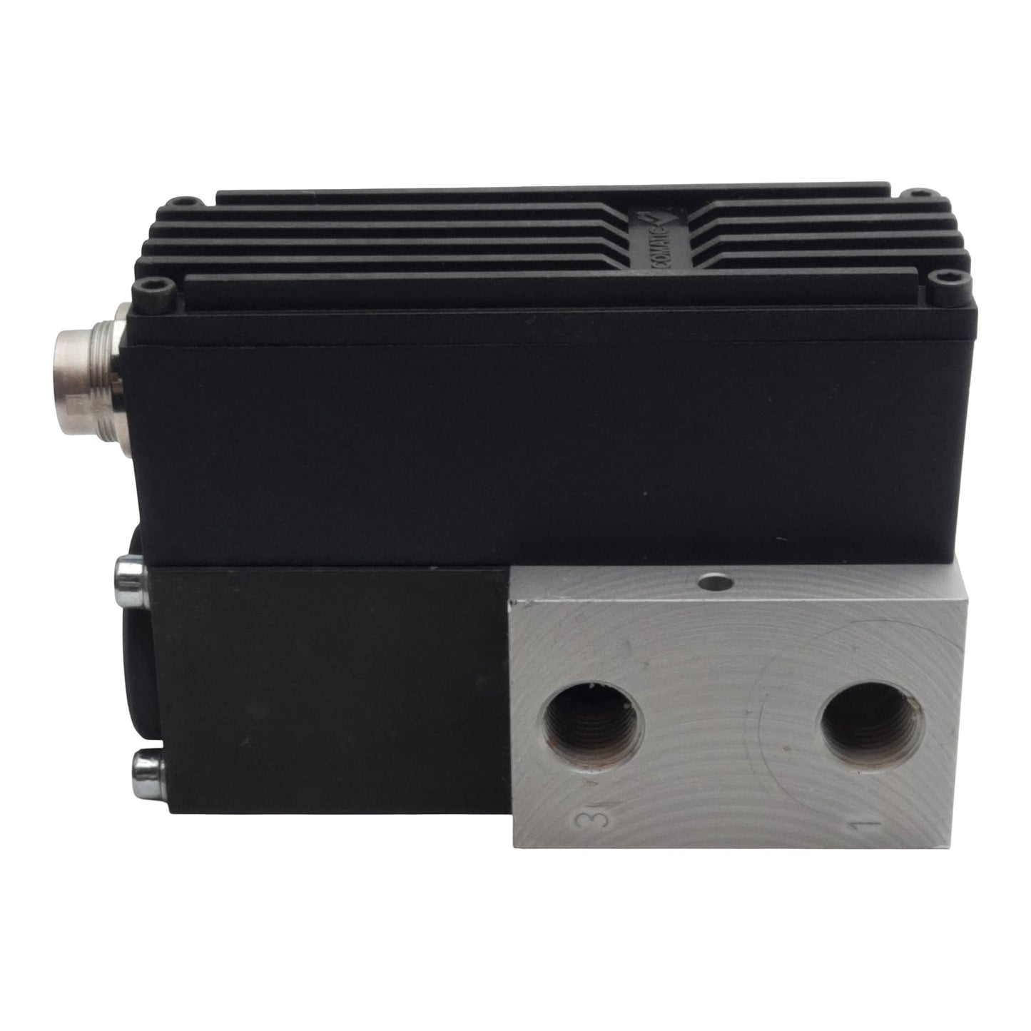 Used Asco Joucomatic 60100002 Proportional Valve, G1/4in, ø6mm, 0-10bar, 24VDC Coil