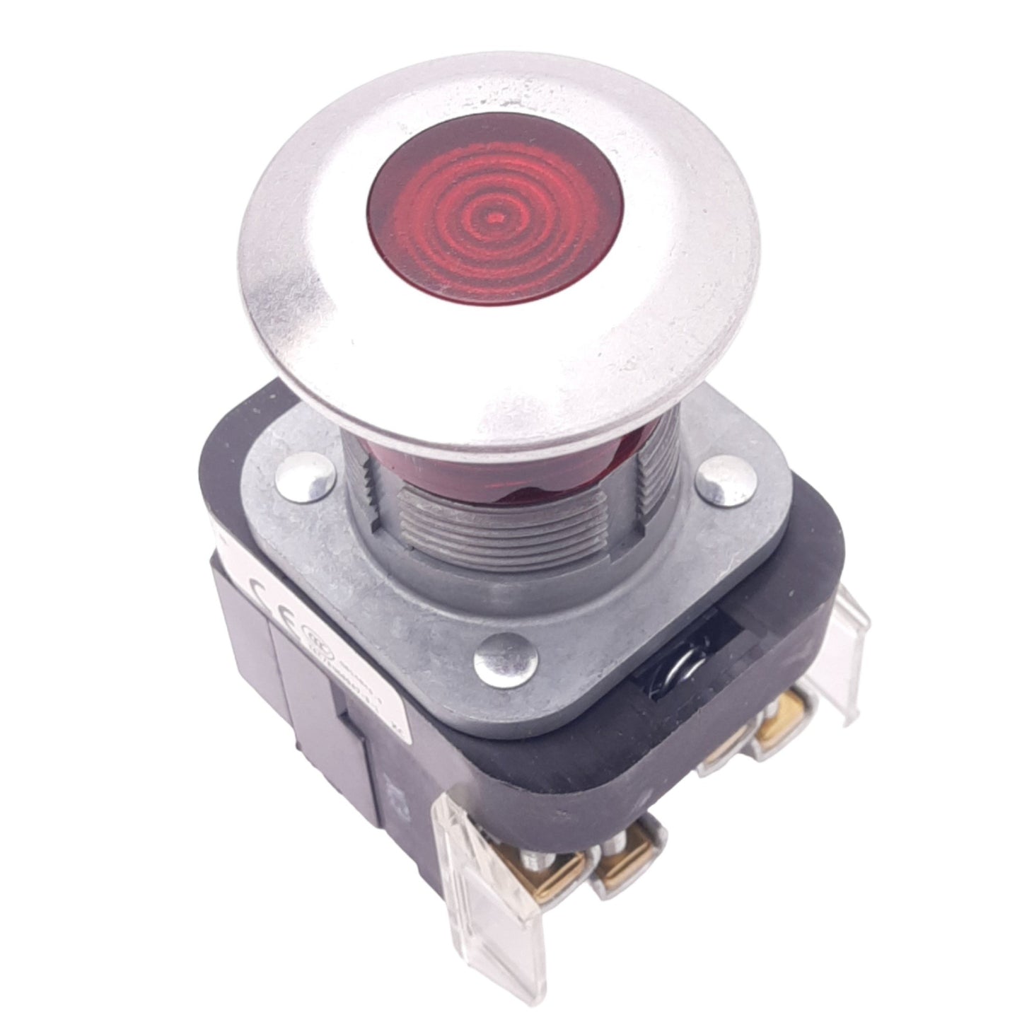 New Allen Bradley 800T-FXP16RA1 Illuminated Push/Pull E-Stop Button, 30mm, 1NCLB 1NO