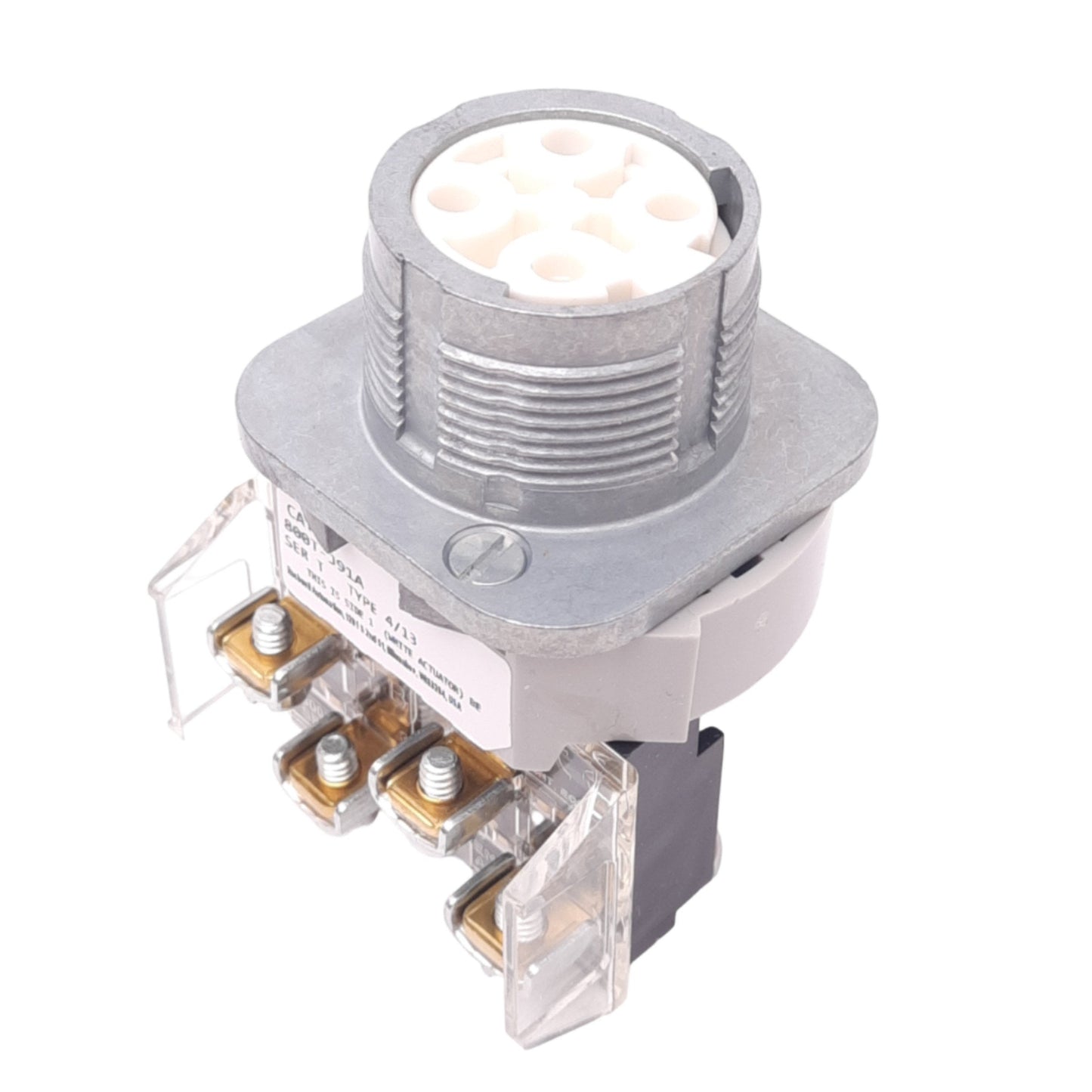 New Allen Bradley 800T-J91A Momentary Selector Switch, 3-Position, 1NO 1NC, 600V Max