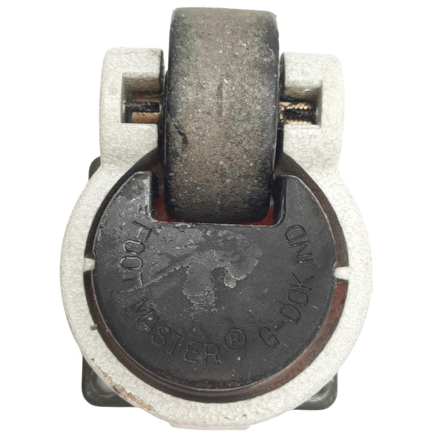 Used Lot of 4 Foot Master GD-60F Swivel Leveling Caster ø50mm, 73mm Plate, 280Kg