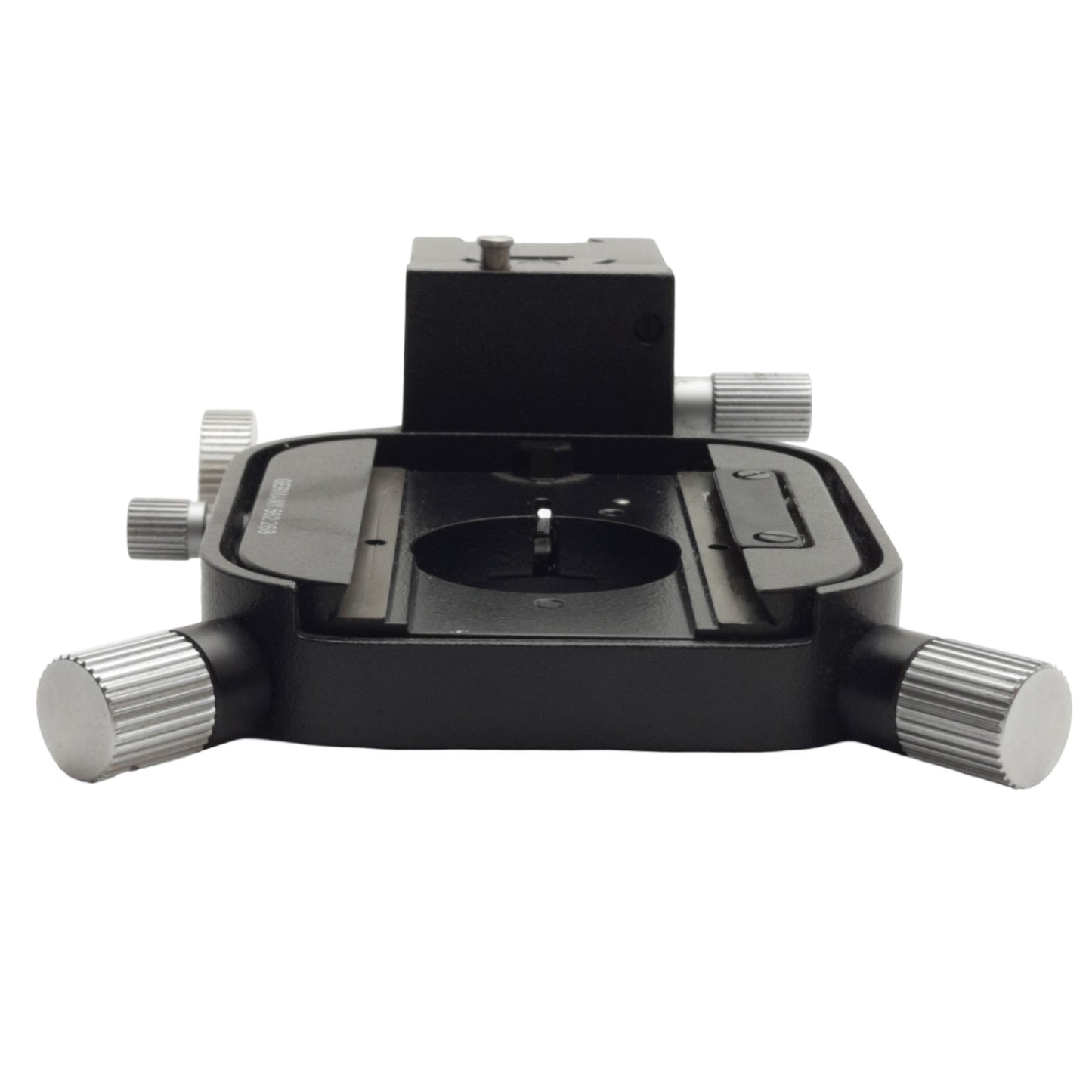 Used Leitz Wetzlar 562268 Microscope Kinematic Optical Focus Block, ø1.25in ID