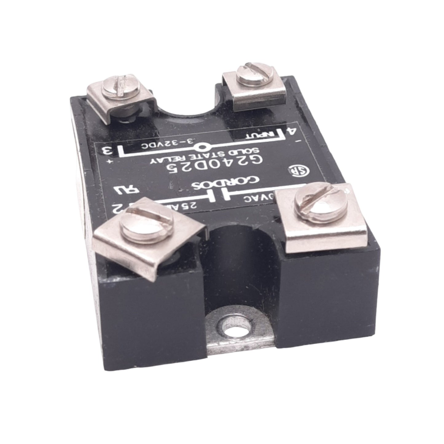 New Gordos G240D25 Solid State Relay, 240VAC 25A Max, 3-32VDC Input