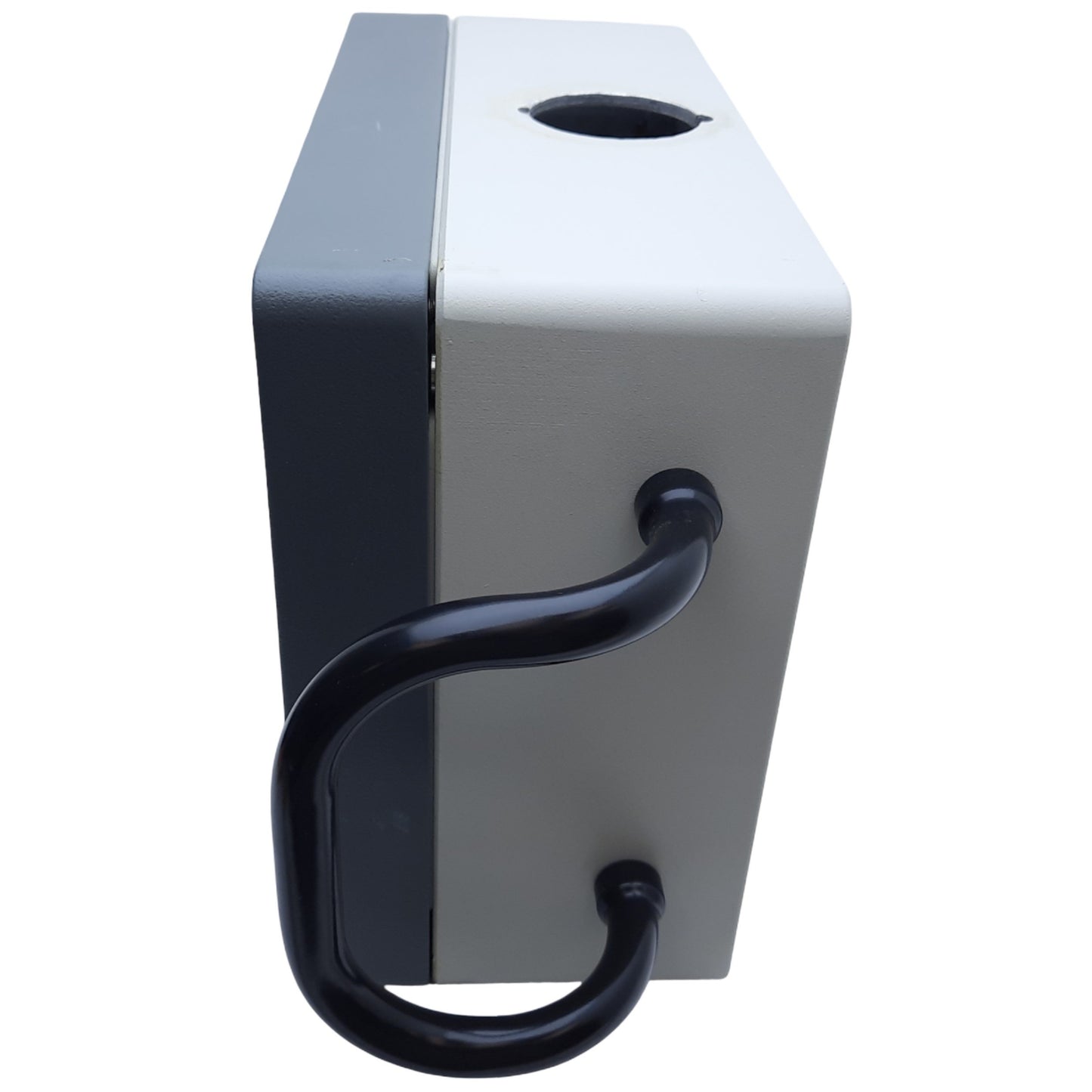 Used Control Station Enclosure, Inner Dime. 260mm x 180mm, Box ø50mm, Button ø21.6mm