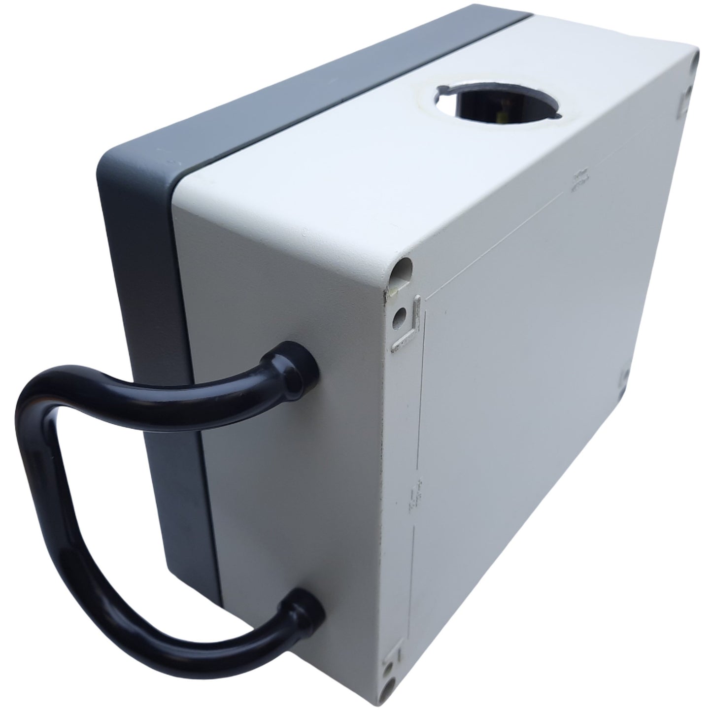 Used Control Station Enclosure, Inner Dime. 260mm x 180mm, Box ø50mm, Button ø21.6mm