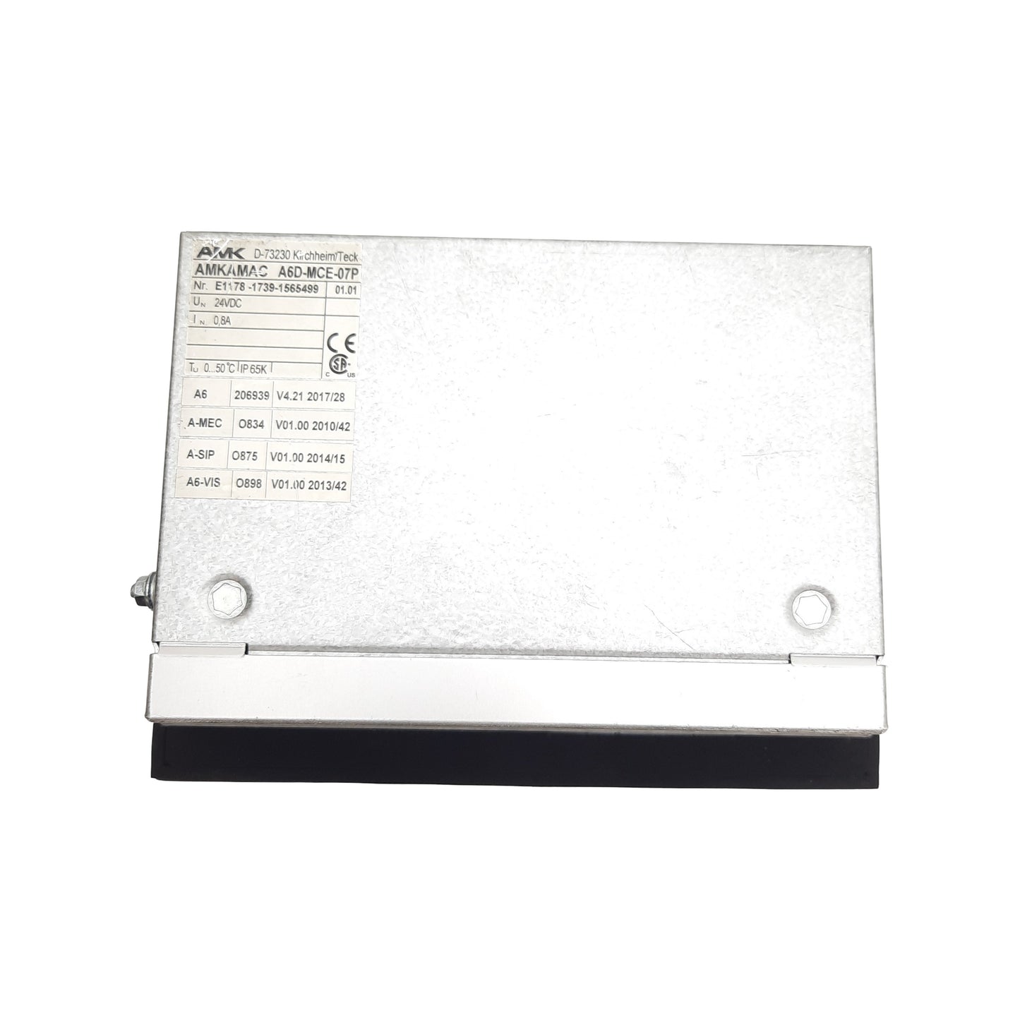 Used AMK A6D-MCE-07P AMPAMAC Motion Controller 24VDC, 220x160x81mm, 7in Screen