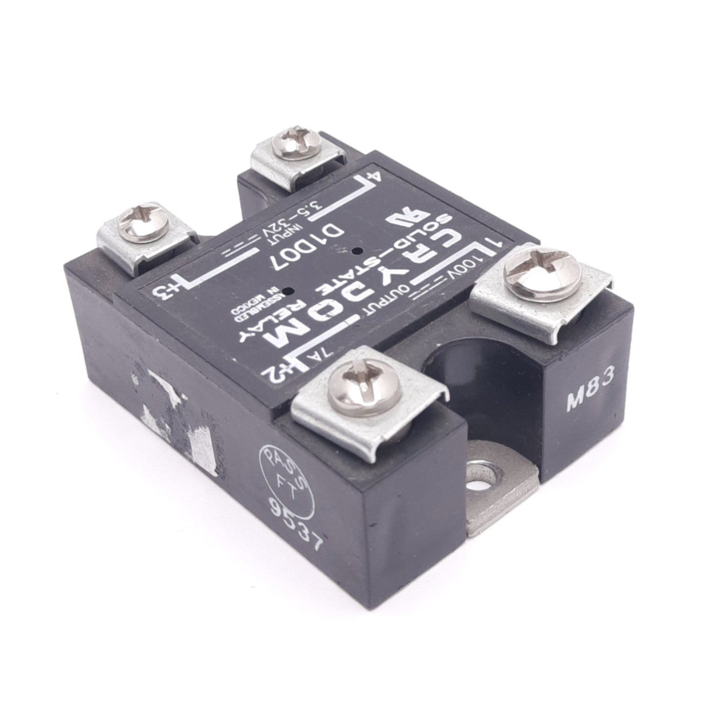 New Crydom D1D07 Solid State Relay, SPST-NO, 100VDC 7A Max, 3.5-32VDC In