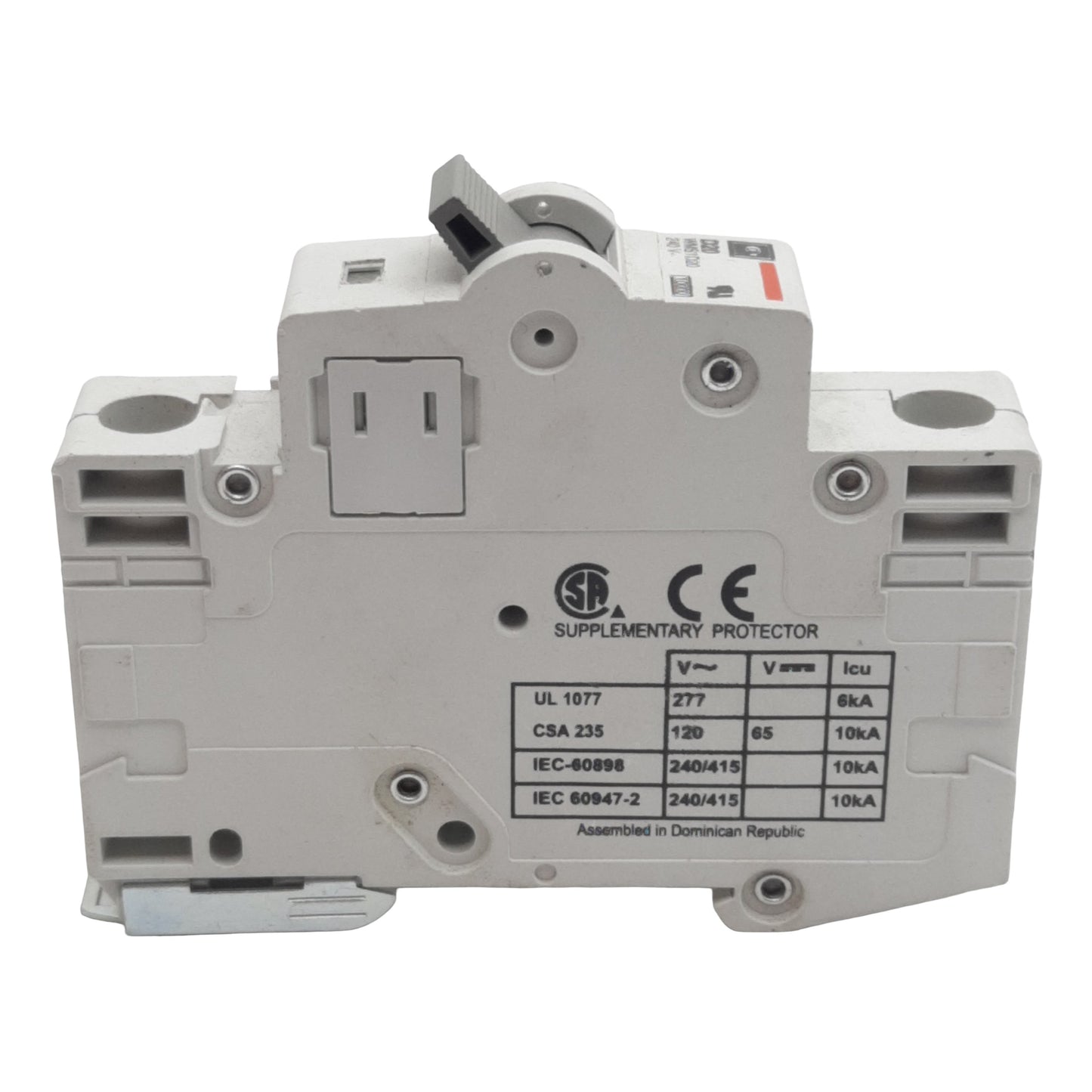 Used Cutler-Hammer WMS1D20 Circuit Breaker, 1-Pole, 20A 240/415VAC, DIN Rail
