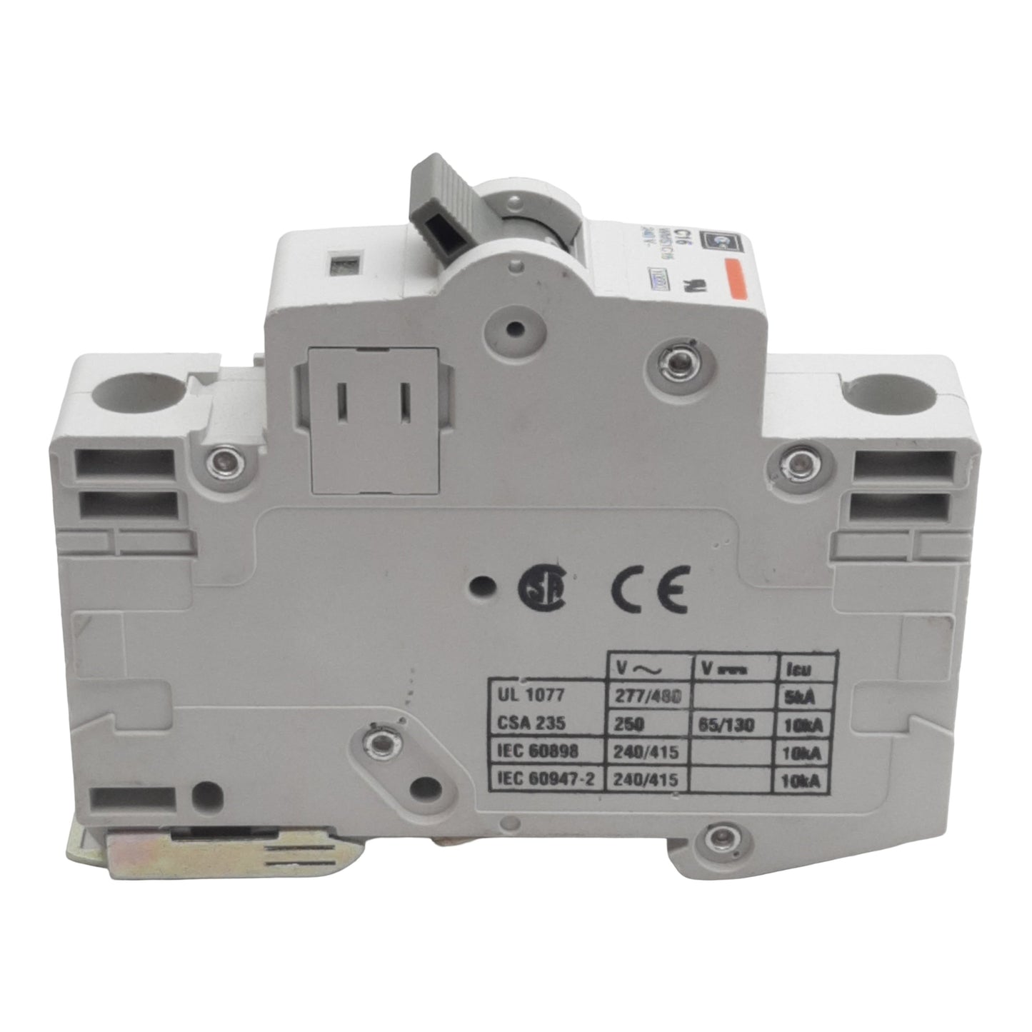 Used Cutler-Hammer WMS1C16 Circuit Breaker, 1-Pole, 16A 240/415VAC, DIN Rail