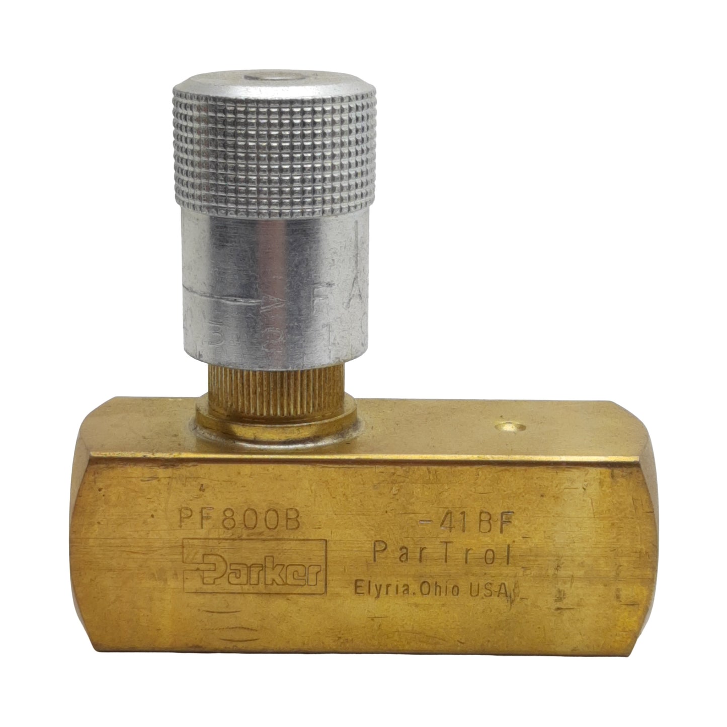 Used Parker PF800B ParTrol Control Valve, 1/2in NPT Female, 15gal/min, 2000psi