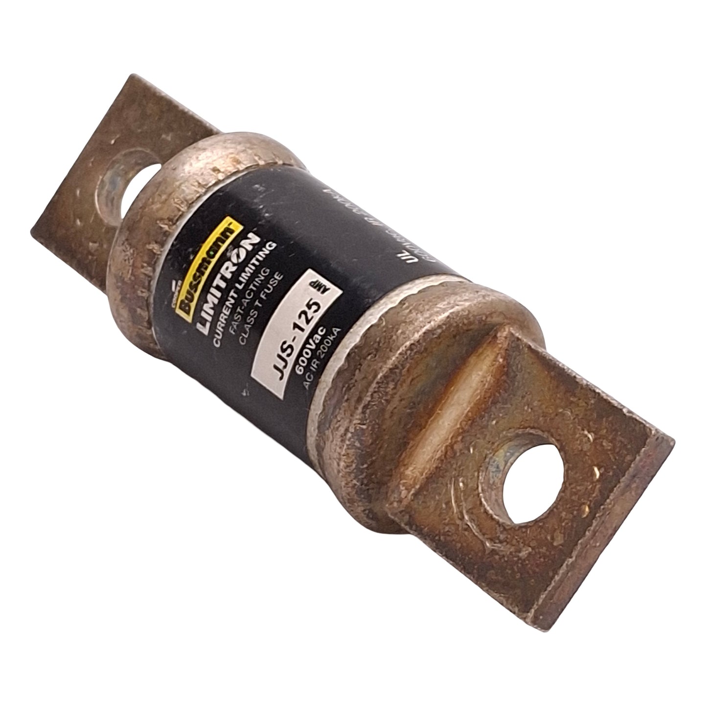 Used Cooper Bussmann JJS-125 Limitron Current Limiting Fuse, Class T, 125A 600VAC