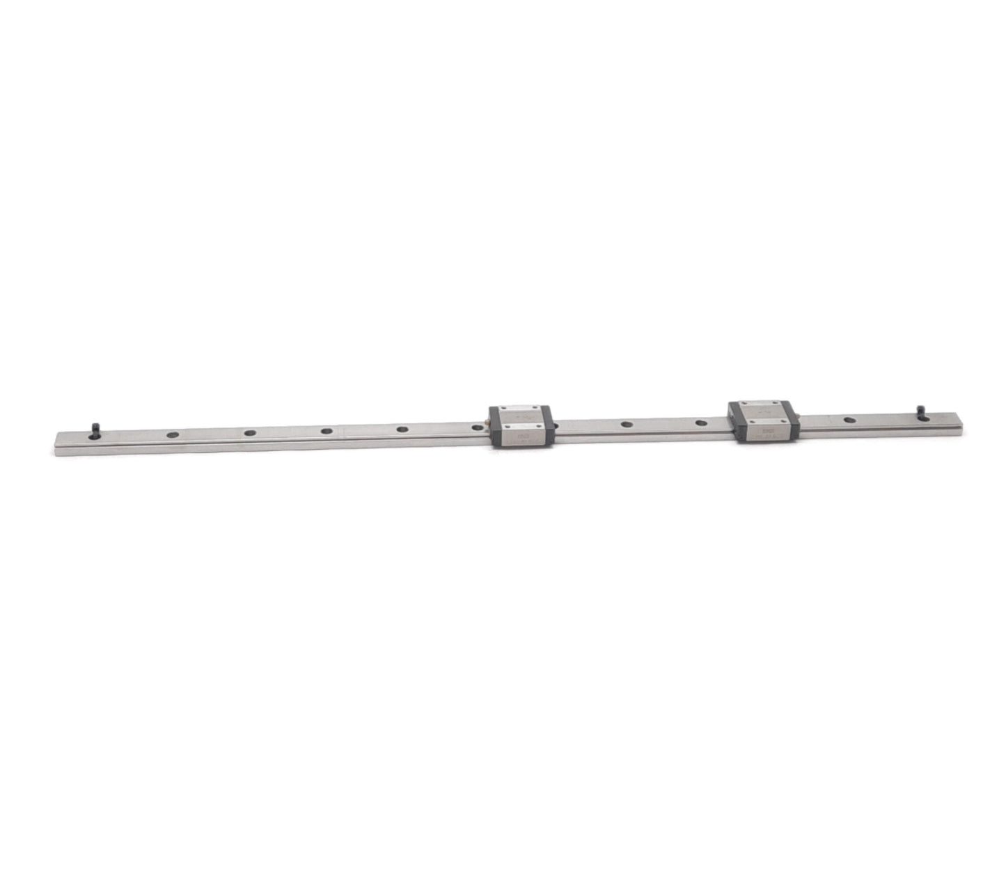 Used IKO LWL20BCS (2x) Linear Guide Blocks w/ 20x720mm Rail, 40x50mm Block, 9080N Max