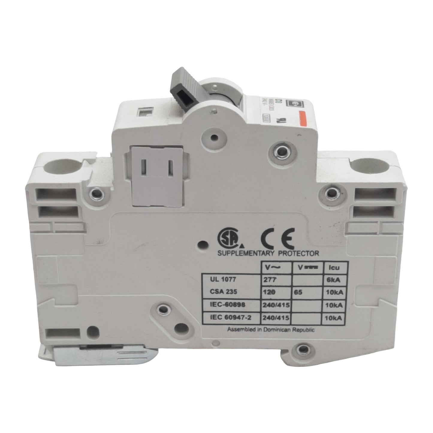Used Cutler-Hammer WMS1D03 Circuit Breaker, 1-Pole, 3A 240/415VAC, DIN Rail