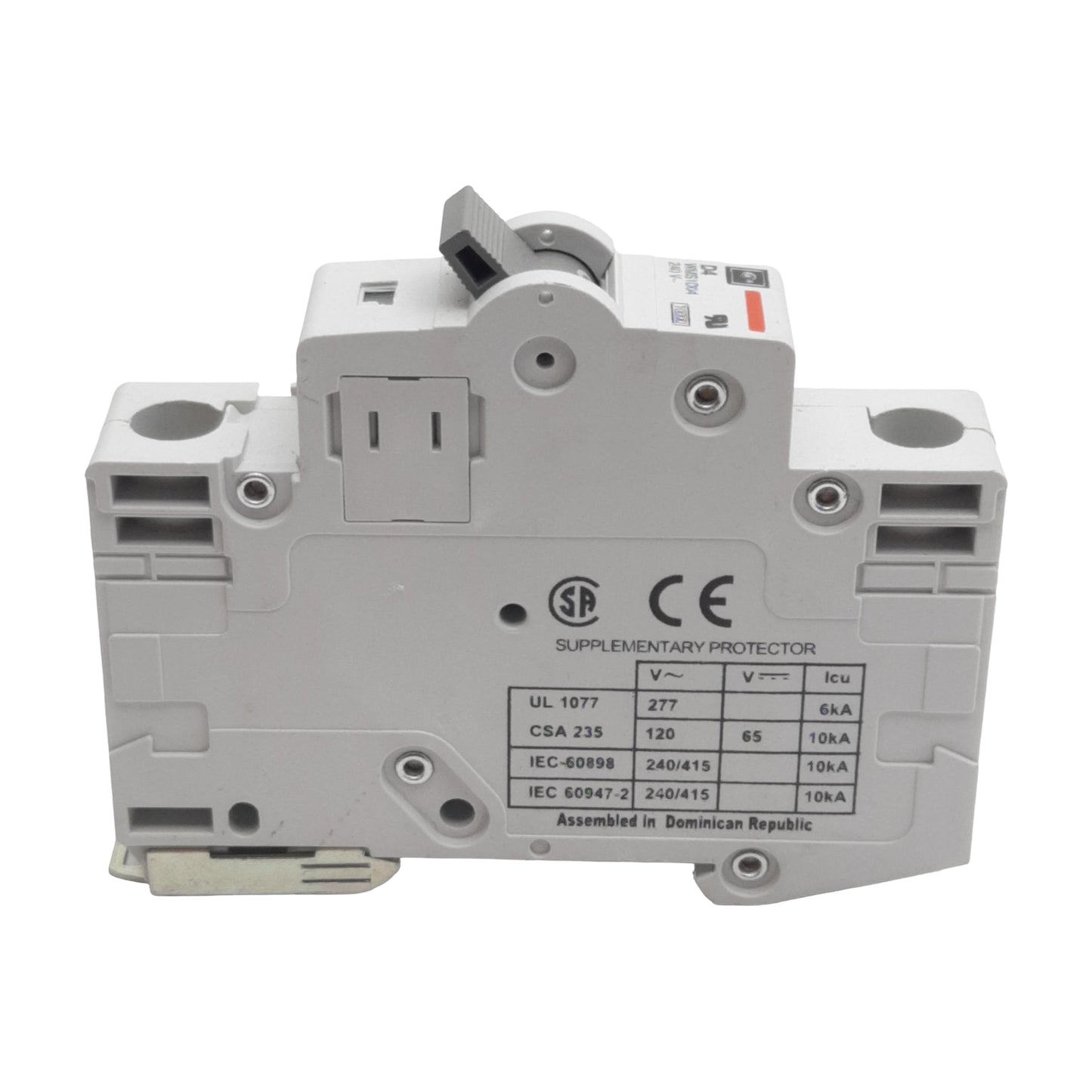 Used Cutler-Hammer WMS1D04 Circuit Breaker, 1-Pole, 4A 240/415VAC, DIN Rail