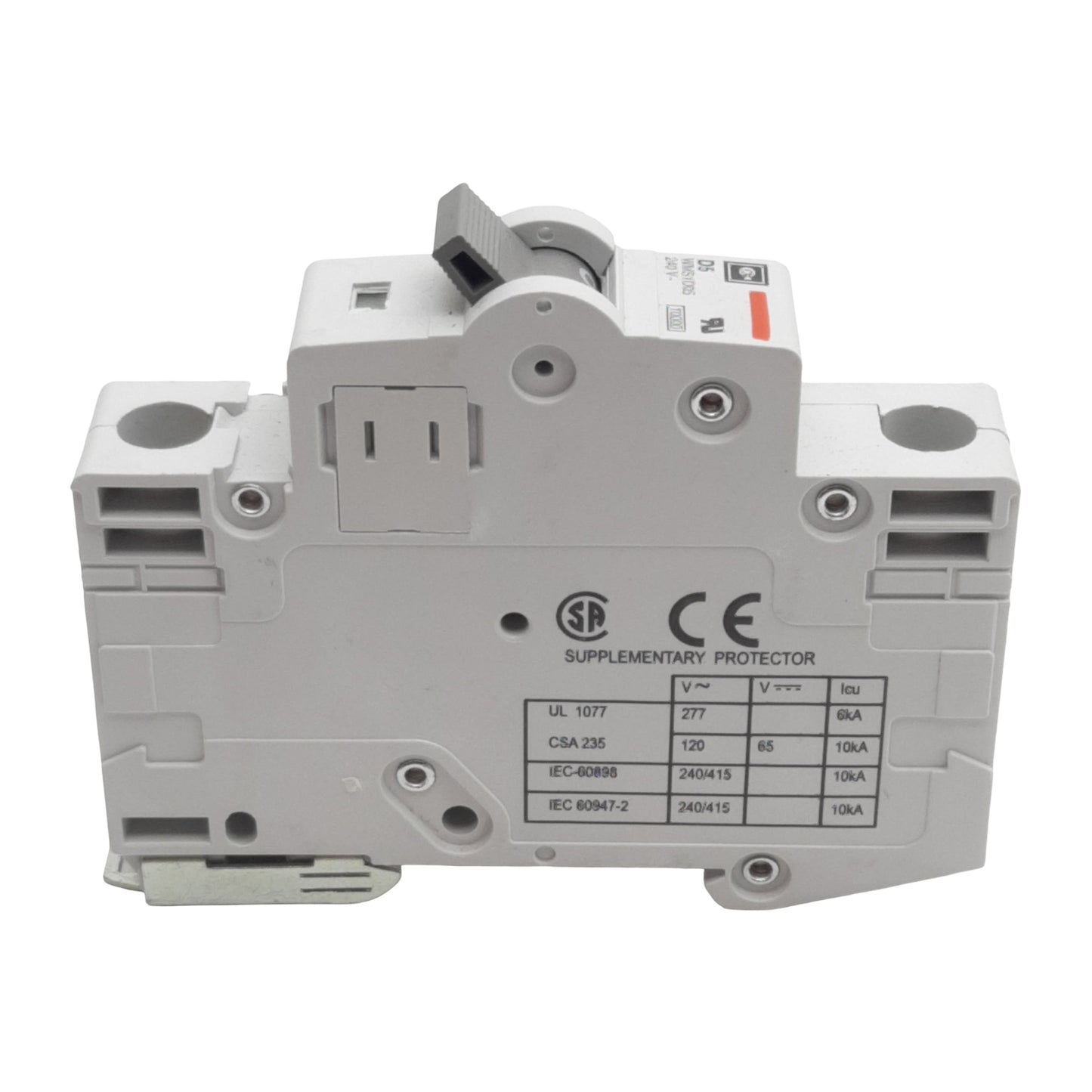 Used Cutler-Hammer WMS1D05 Circuit Breaker, 1-Pole, 5A 240/415VAC, DIN Rail