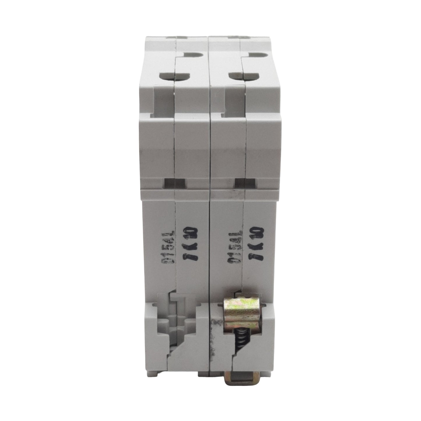 Used ABB S272-K10A Circuit Breaker, 2-Poles, 10A 400VAC, K-Curve, DIN Rail Mount