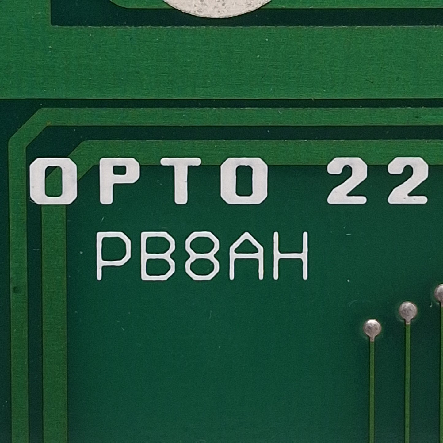 Used Opto 22 PB8AH G1 Analog Relay Mounting Rack, 8-Channel, 50-Pin IDC Header