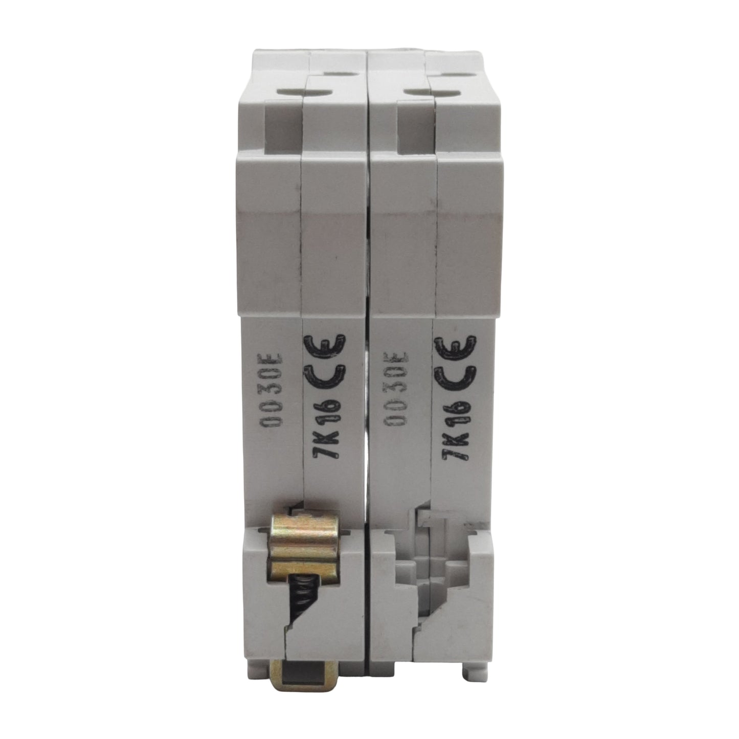 Used ABB S272-K16A Circuit Breaker, 2-Poles, 16A 277/480VAC, K-Curve, DIN Rail