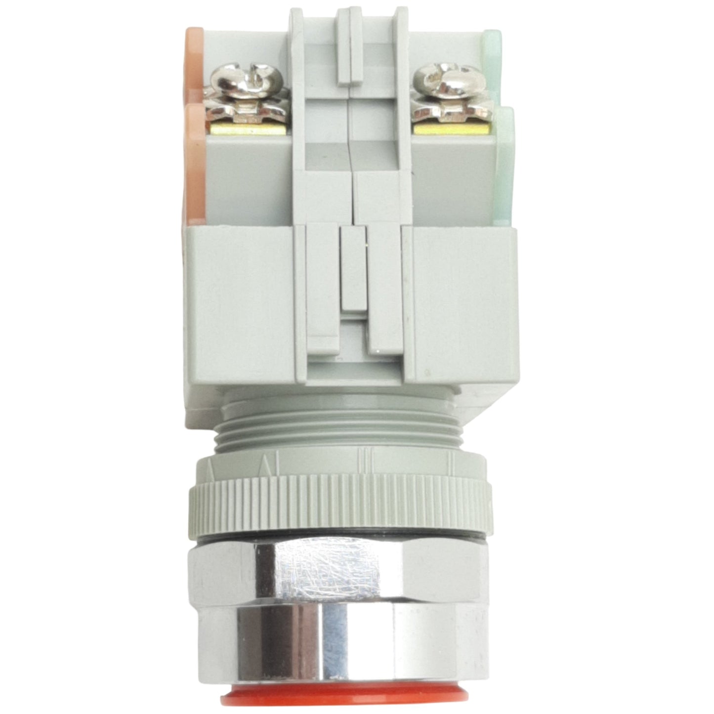 Used IDEC ABW111-R Red Momentary Push Button ø22mm Size, 1NO+1NC Contact, 600V, 10A