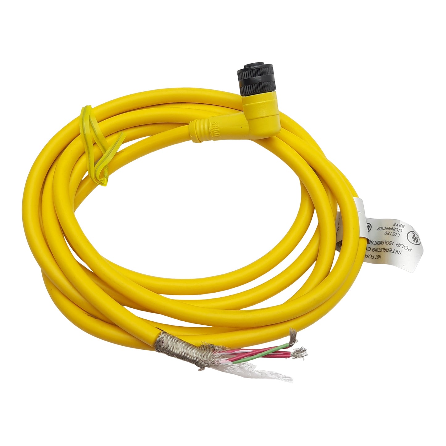 New Brad Harrison 704001D02F060 Cordset, 4-Pin Micro-Change 1/2-20UNF to Leads, 6ft