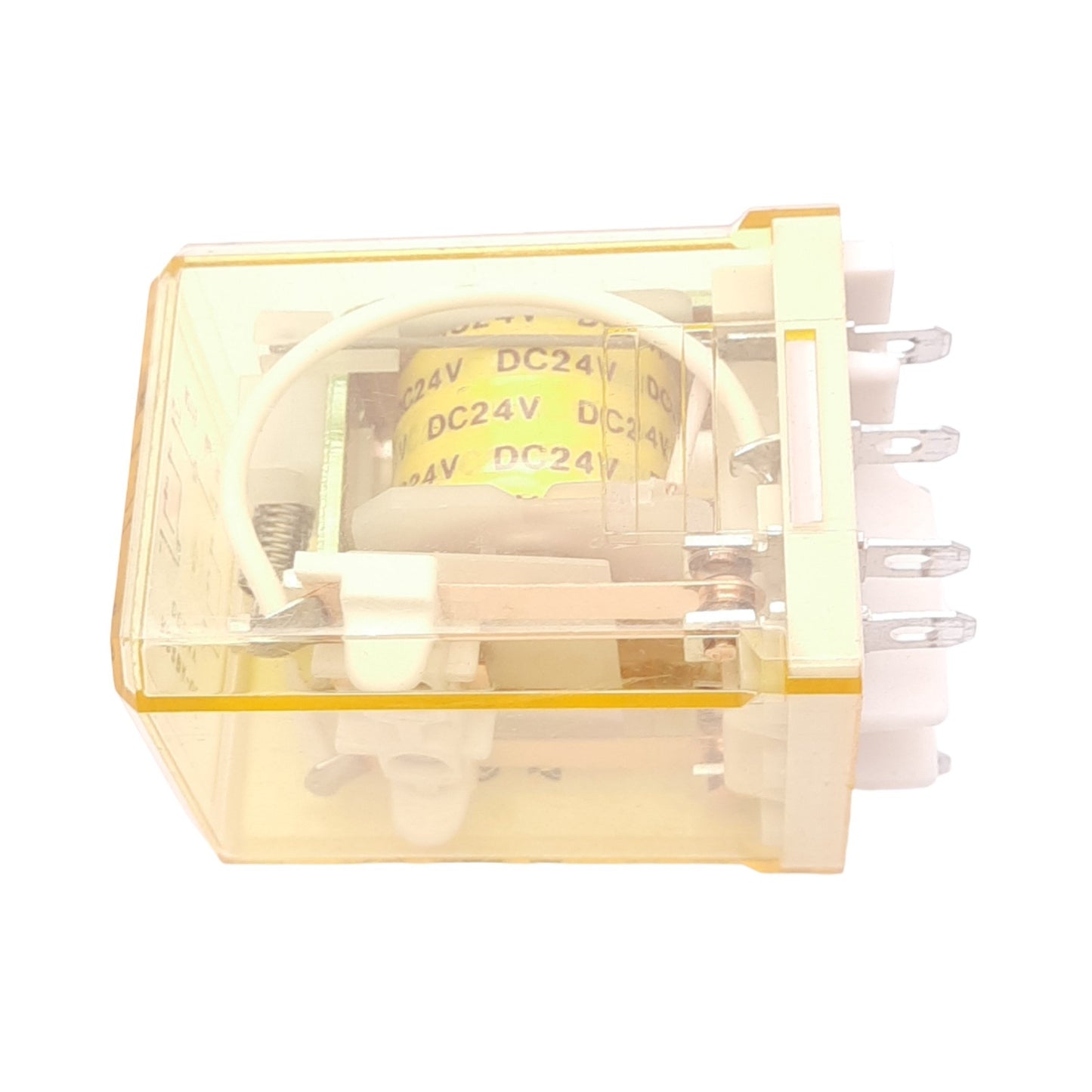 New IDEC RR2BA-ULDC24V Ice-Cube Plug-In Relay, DPDT, 8-Pin, 10A Max, 24VDC Coil