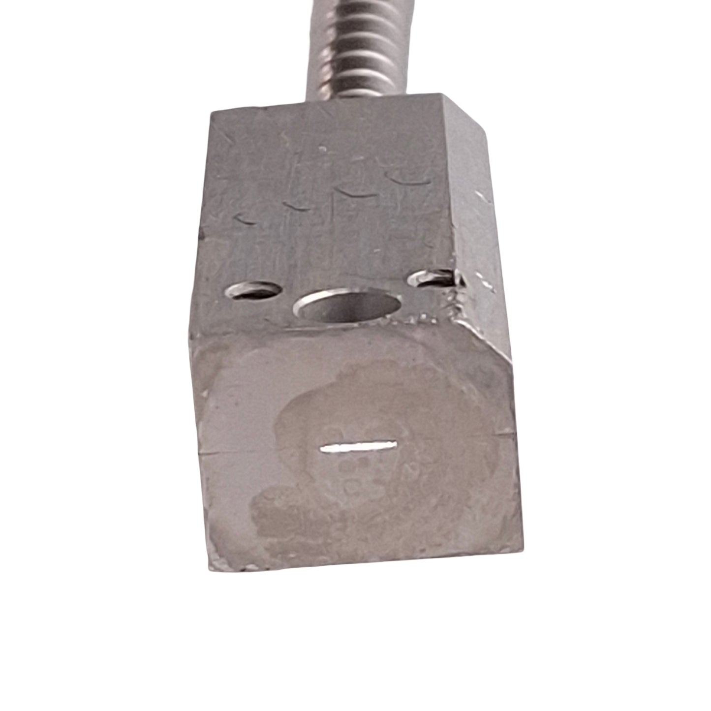 Used Fiber Optic Light Guide, Metal Shielded, ø4.7mm Input, 0.5x3.5mm Line Output, 2m