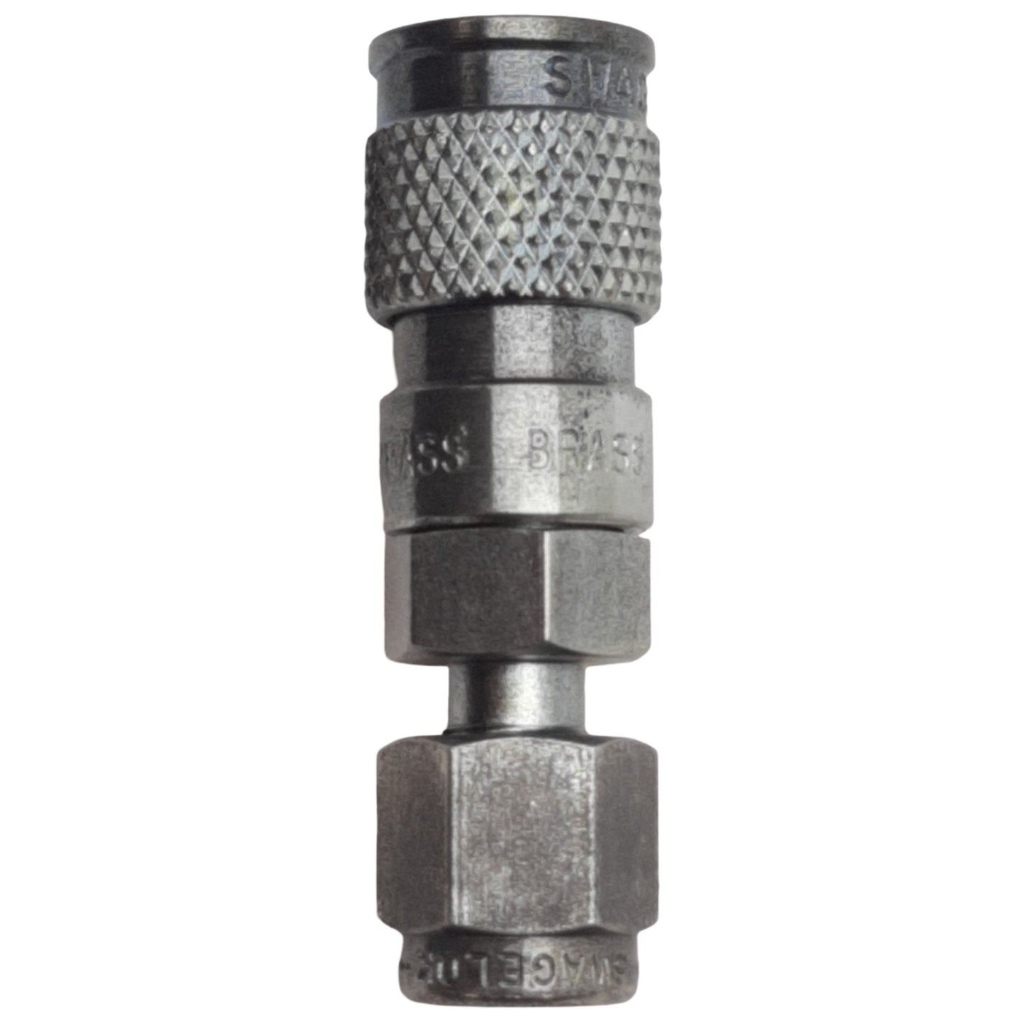 New Swagelok B-QM2-B-200 Brass QM Series Miniature Quick-Connect 1.70in Length