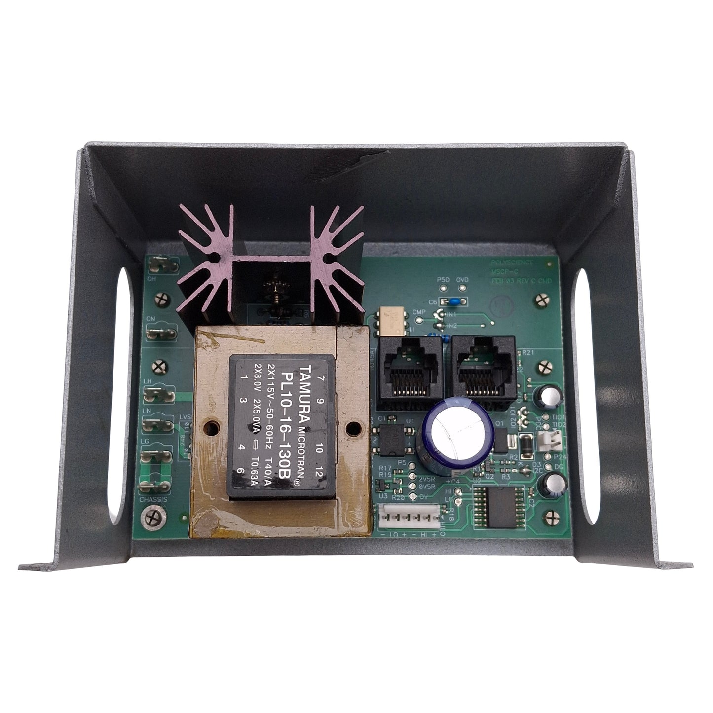Used PolyScience MSCP-C Power Supply Control Board For VWR 1187P Chiller Recirculator