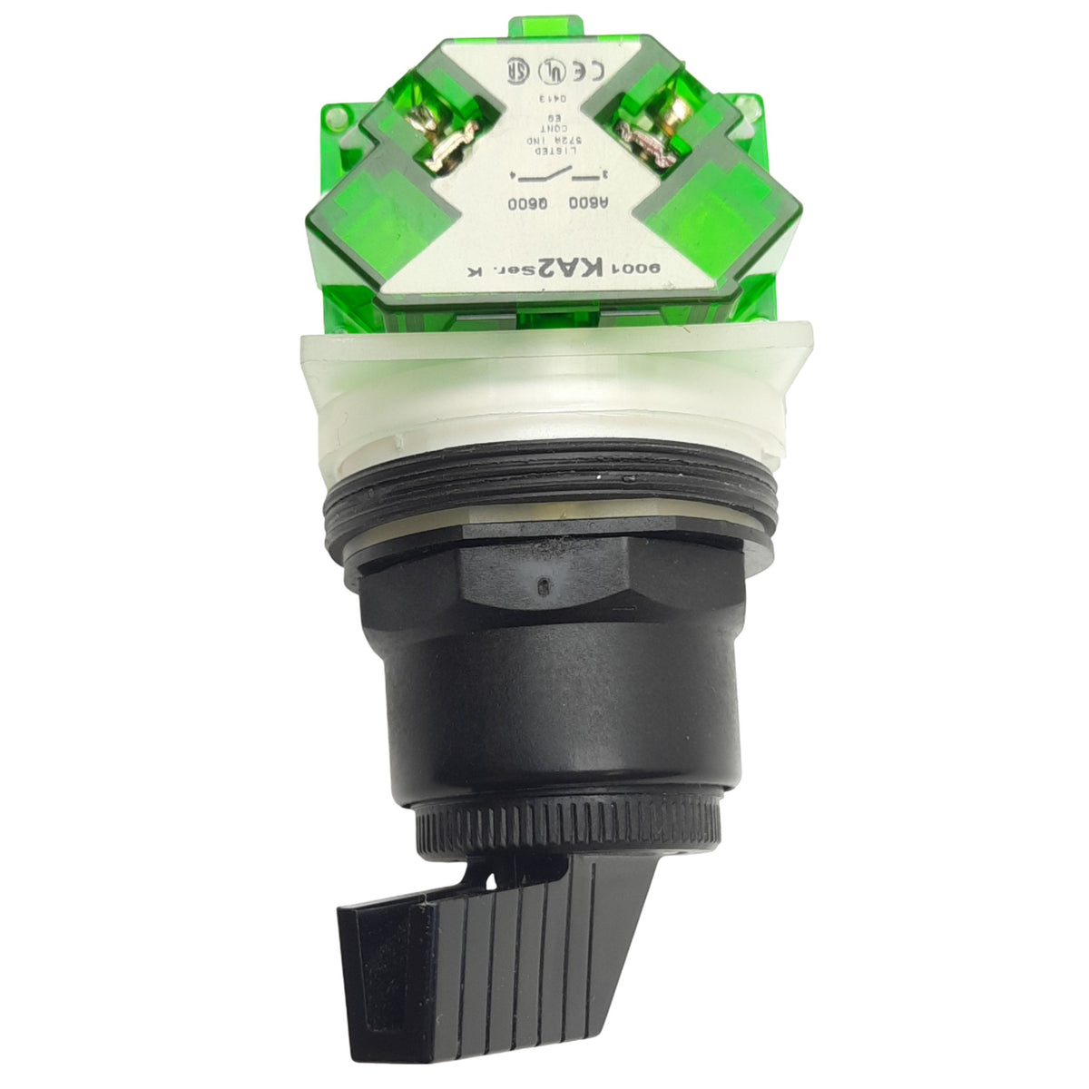 Used Square D 9001KS11BH2 2-Position Maintained Selector Switch ø30mm, 2NO, 600V, 10A
