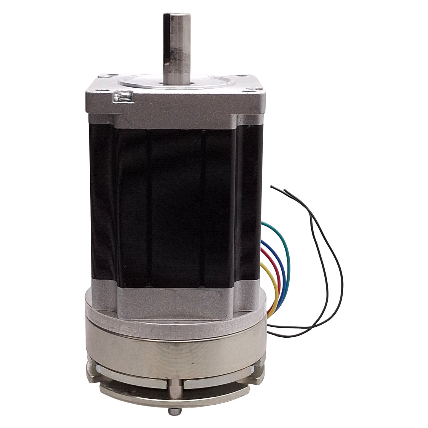 Used ACT 34HS1450D14L34J5-S8 Stepper Motor, 1.8°/step, 2-Phase, 2.45VDC 5A, NEMA 34