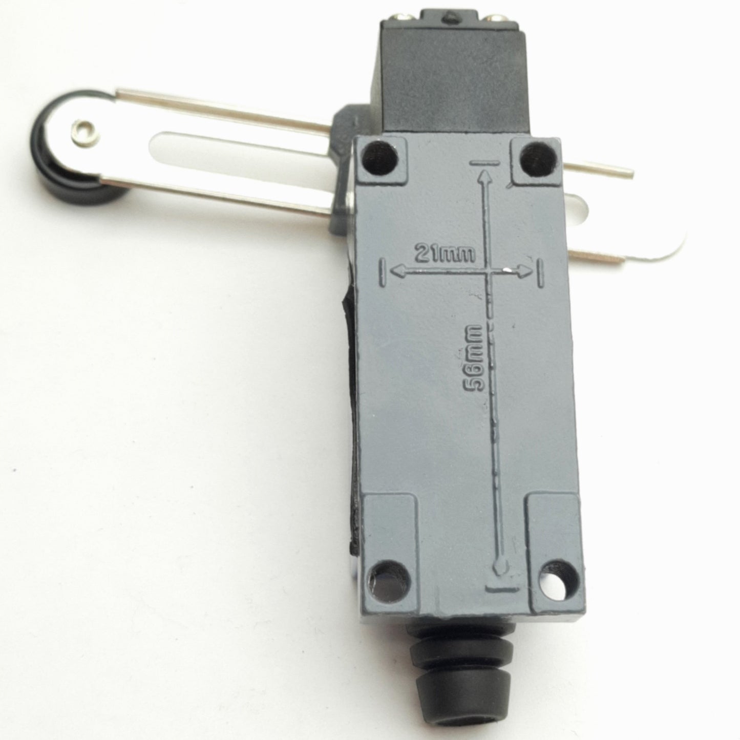 Used Moujen ME-8108 Roller Wheel Limit Switch 250VAC/115VDC, 5A 400mA, SPDT-NC-NO