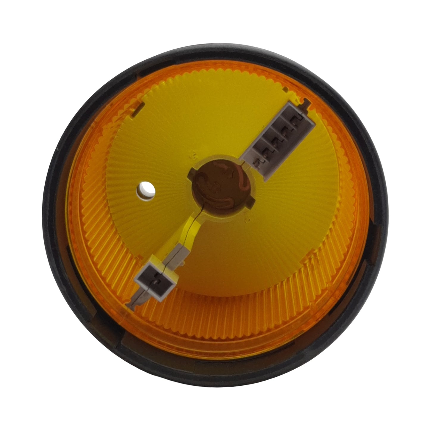 Used Schneider XVBC38CA Light Tower Indicator Bank Yellow, ø70mm, 12-230VAC *No Bulb*