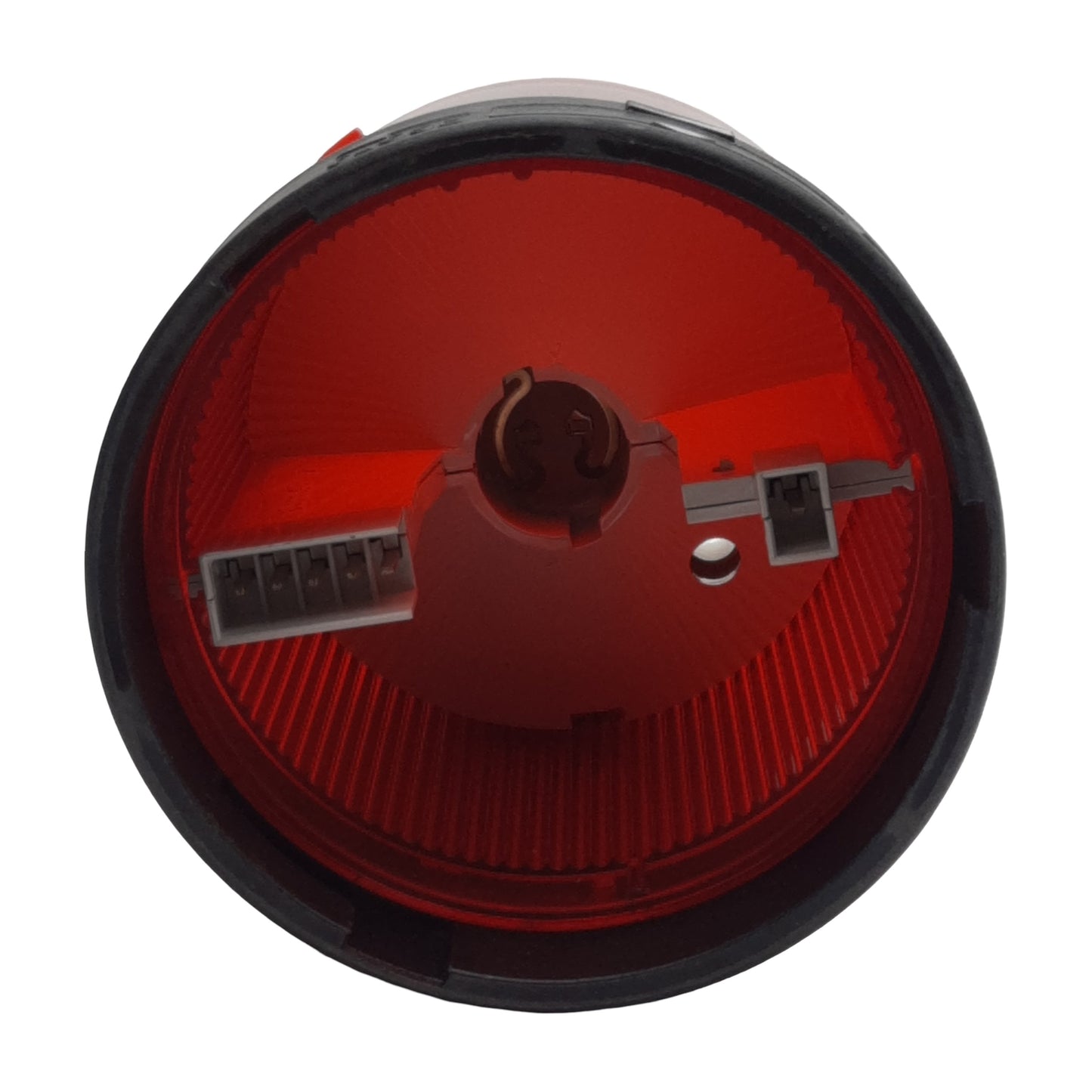 Used Schneider XVBC34CA Light Tower Indicator Bank Red, ø70mm, 12-230VAC, *No Bulb*