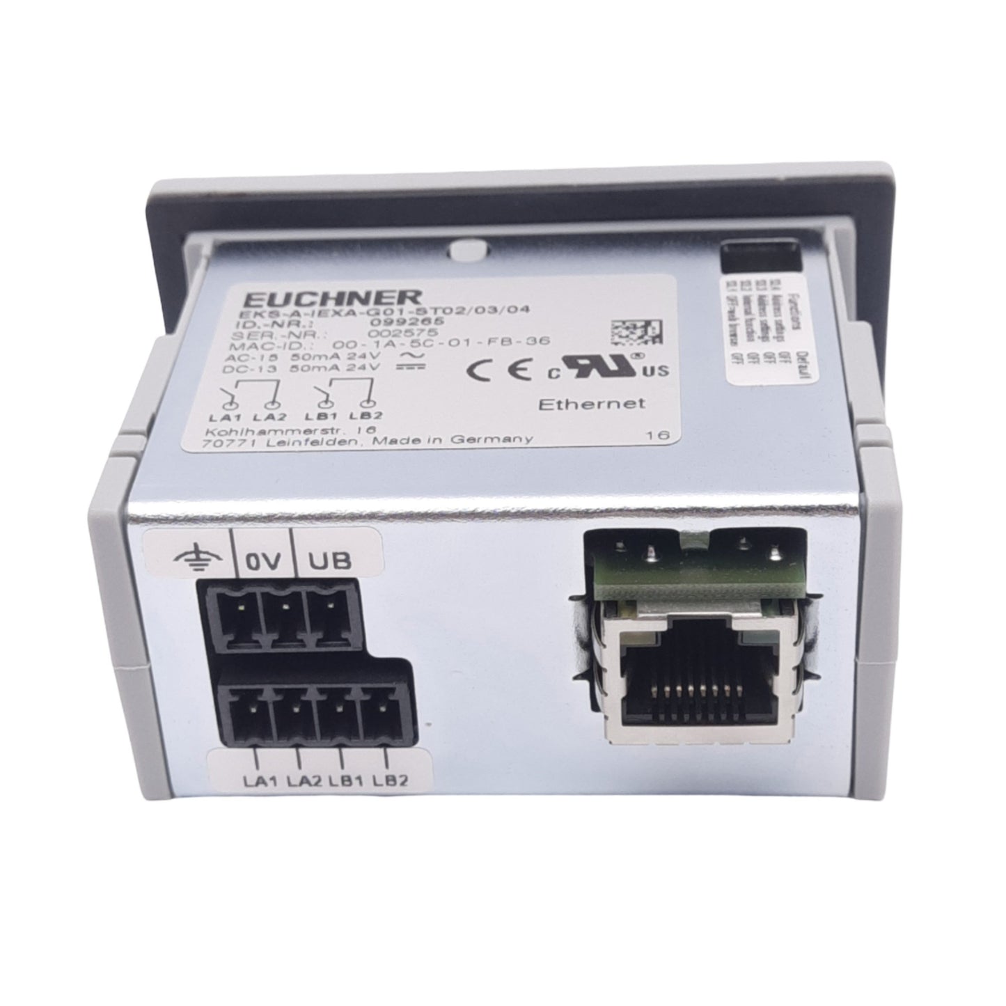 New Euchner EKS-A-IEXA-G01-ST02/03/04 Electronic Key Adapter, 24VDC, Ethernet