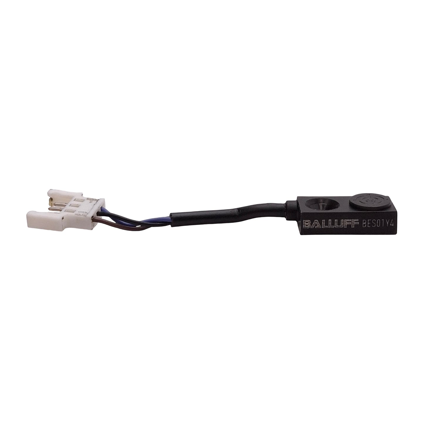 Used Balluff BES01Y4 Inductive Proximity Sensor, 1.5mm Range, NPN-NO, 1.5in Lead