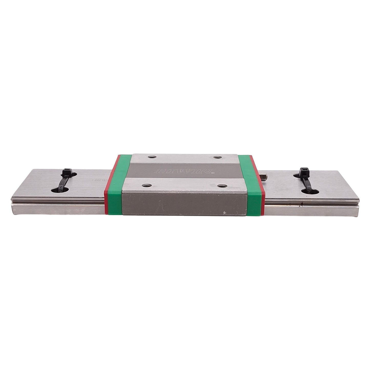 Used Hiwin MGW15H Linear Guide Assembly, 161mm Rail, 73.8x60mm Carriage, 8.93kN Load