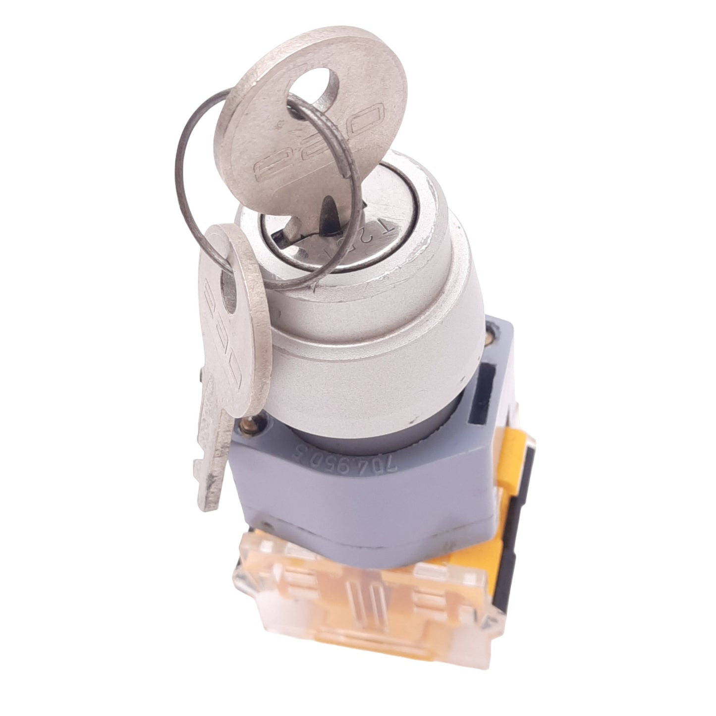 New EAO 704.900.1 Key Selector Switch, ø22mm, 2-Position, 1NO, 600V 10A Max