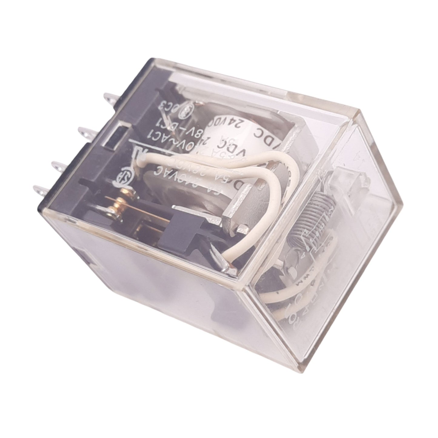 New Omron MY4-D DC24 Plug-In Relay, 4PDT, 14-Pin, 240VAC 5A Max, 24VDC Coil