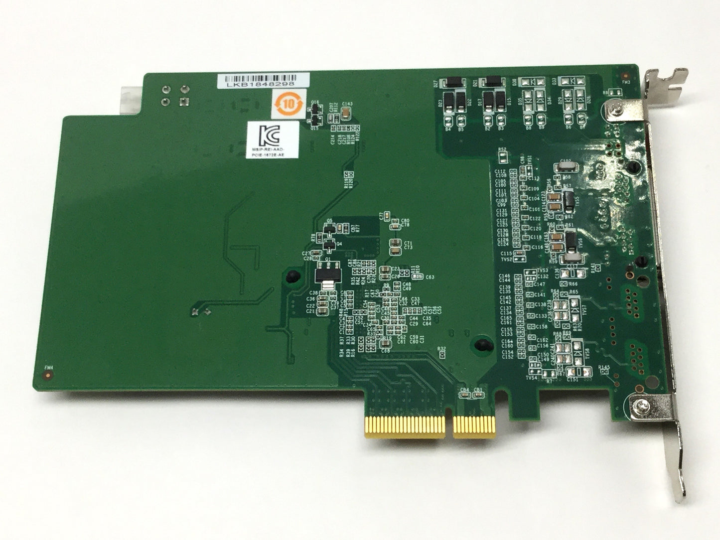 Used Advantech PCIE-1672E 2-Port Video Capture Grabber Card Gigabit Ethernet PoE RJ45
