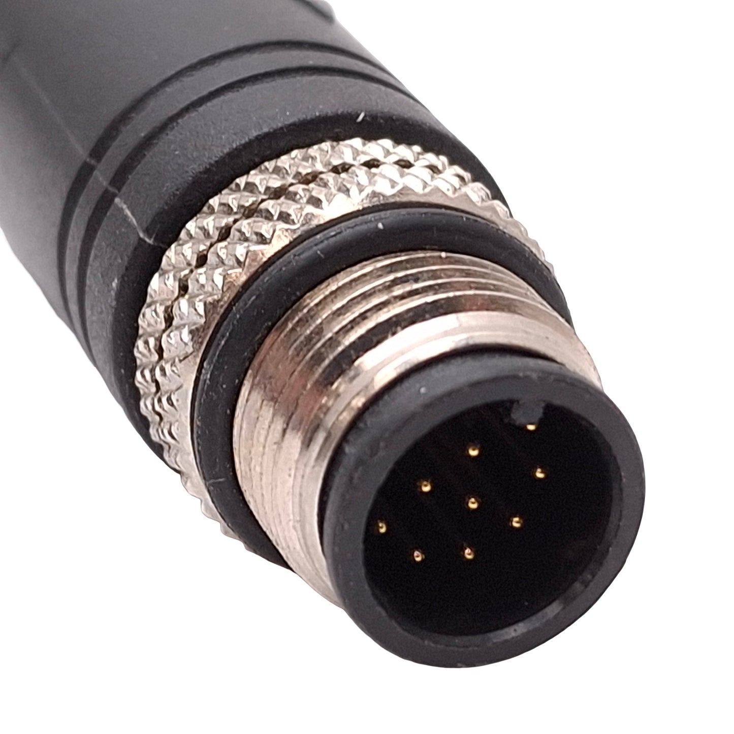 Used Cognex CKR-200-CBL-EXT Checker 4G Power & I/O Extension Cable, M12 12-Pin, 5m