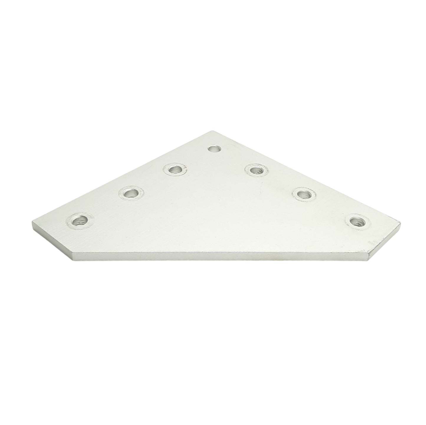 Used Lot of 2 80/20 4352 15 Series Angled Square Flat Plates, 90 Degree, 7-Hole