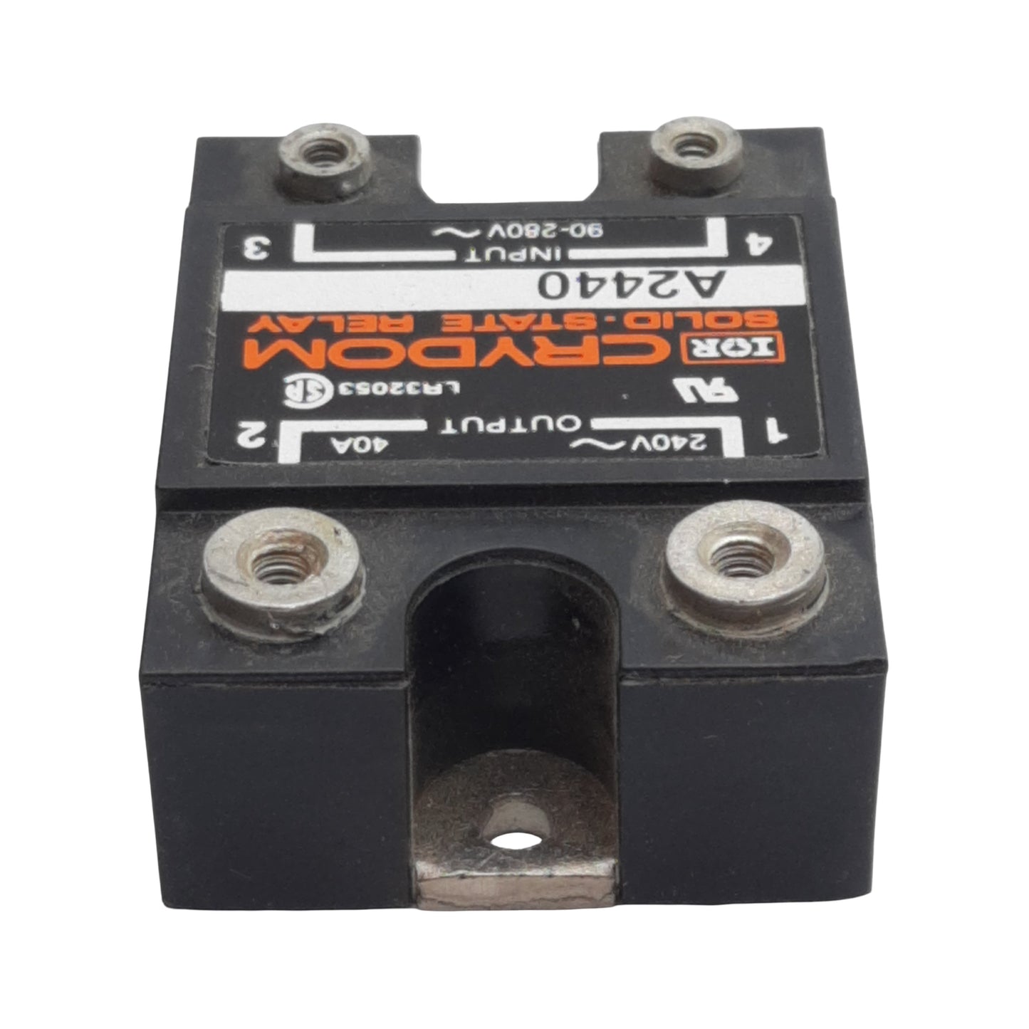 New Crydom A2440 Solid-State Relay, SPST-NO, 90-280VAC In, 40A 240VAC Out