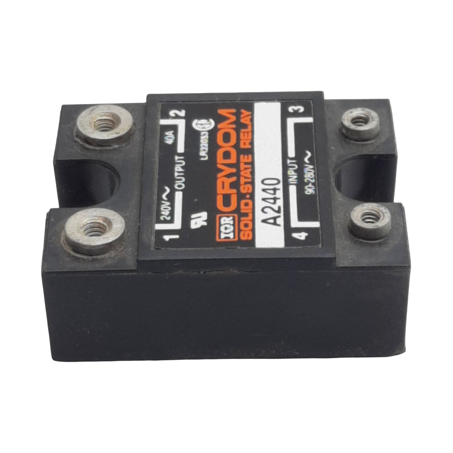 New Crydom A2440 Solid-State Relay, SPST-NO, 90-280VAC In, 40A 240VAC Out