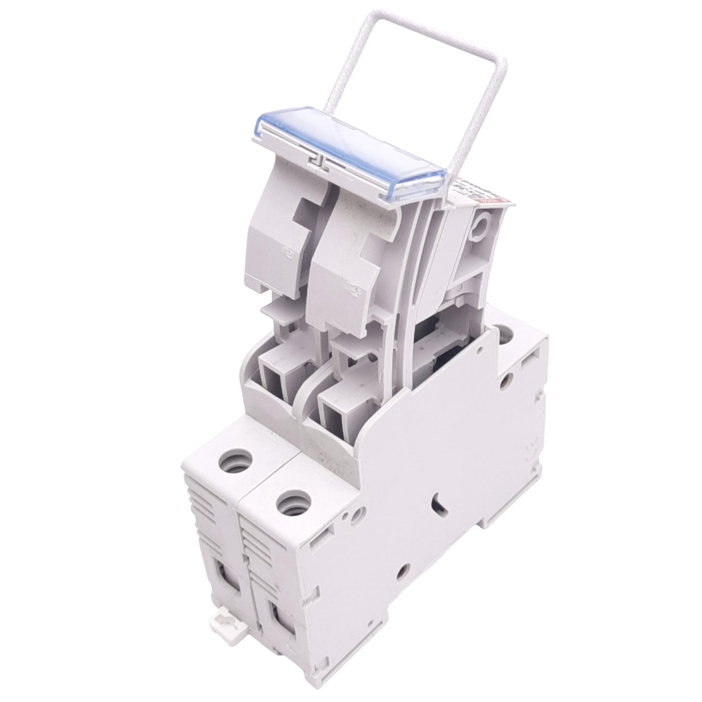 Used Legrand 05828 10x38 Fuse Holder, 2-Pole, 500VAC 6A Max, DIN Rail Mount
