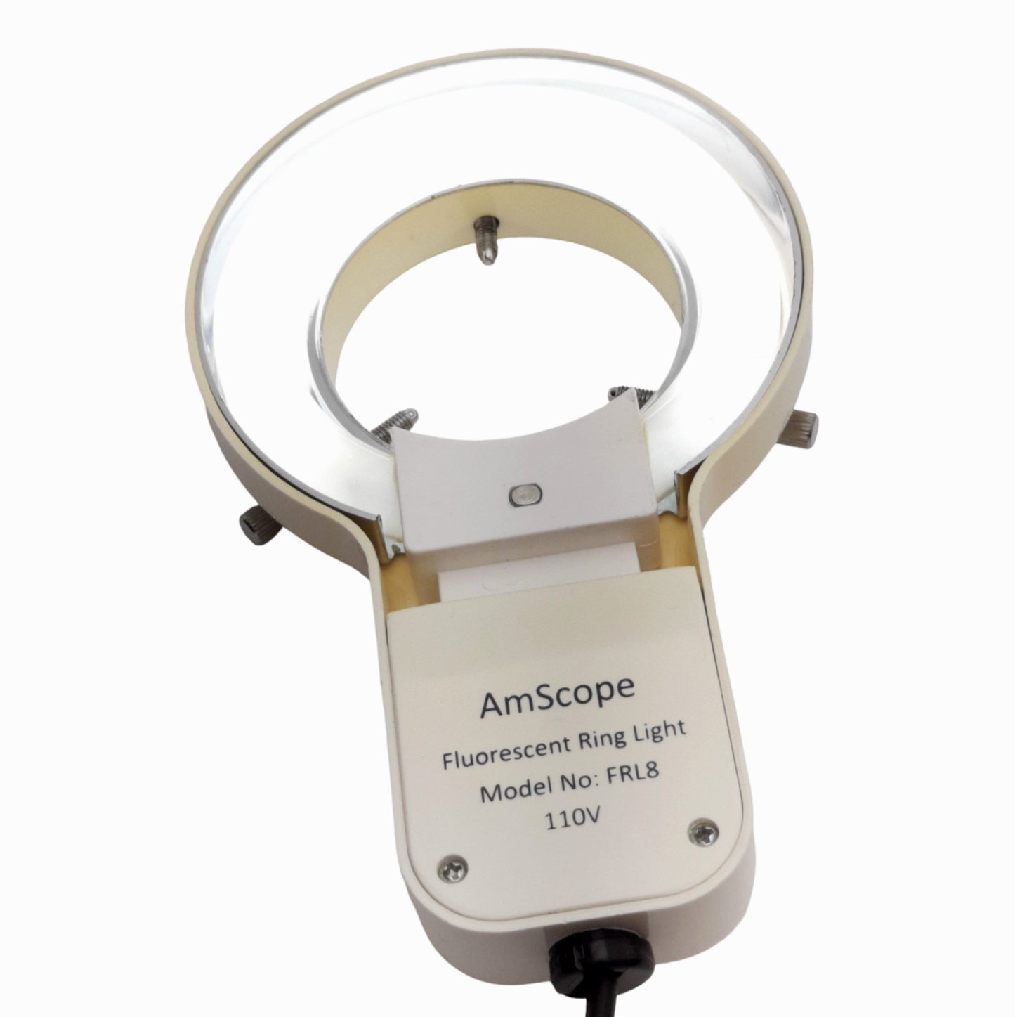 Used AmScope FRL8 Stereo Microscope Fluorescent Ring Light 110V, 8W, ø60mm ID