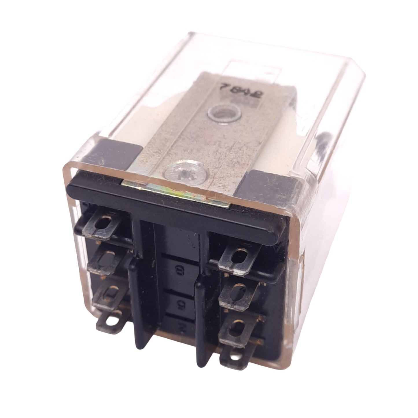Used Dayton 5X838 Plug-In Ice-Cube Relay, DPDT, 8-Pin, 10A Max, 120VAC Coil